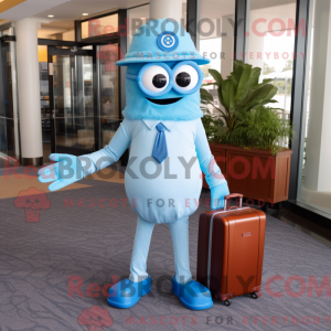 Disfraz de mascota Sky Blue...