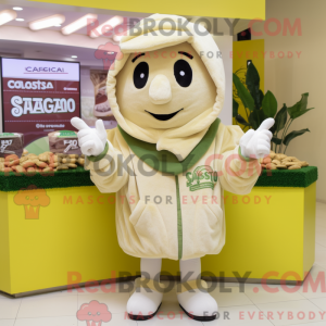 Cream Caesar Salat maskot...