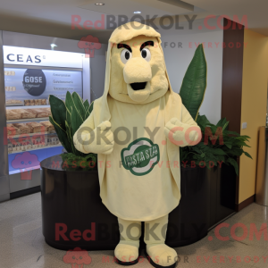 Cream Caesar Salat maskot...
