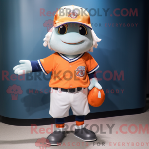 Mandarin mascot costume...
