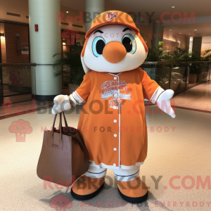 Mandarin mascot costume...