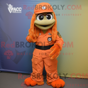 Orange Marine Recon mascot...