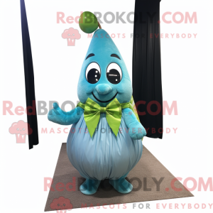 Cyan Pear maskot...