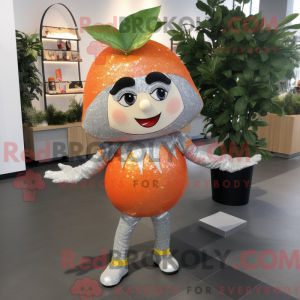 Sølv Grapefrugt maskot...