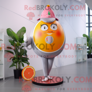 Silver Grapefruit mascot...