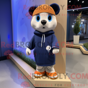 Navy Apricot Maskottchen...