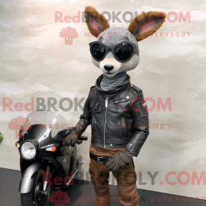 Gray Roe Deer mascot...