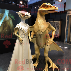 Gold Dimorphodon mascot...
