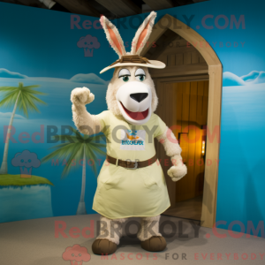 Máscara de burro creme...