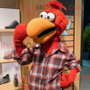 Red Dodo Bird mascot...