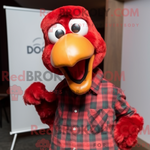 Red Dodo Bird mascot...