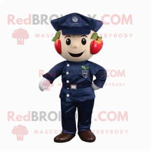 Navy Apple maskot drakt...