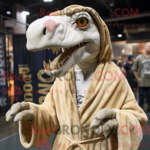Cream Deinonychus mascot...