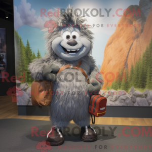 Grå gulasch maskot kostume...