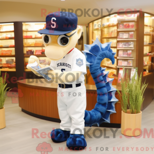 Navy Sea Horse maskot...