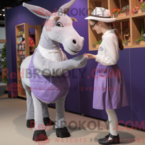 Lavender Donkey mascot...