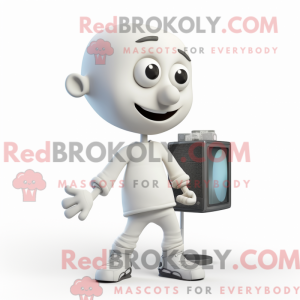 White Television mascot...