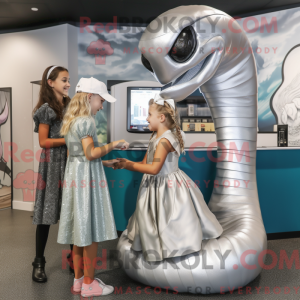 Silver Titanoboa mascot...