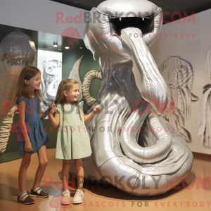 Sølv Titanoboa maskot...