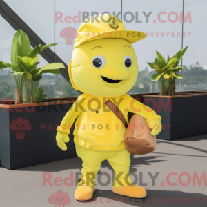 Lemon Yellow But mascot...