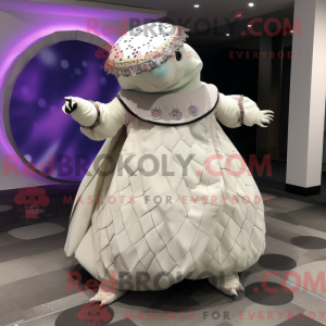 White Glyptodon mascot...
