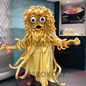 Gold Fried Calamari mascot...