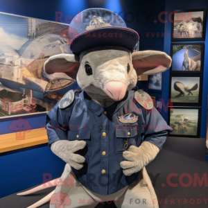 Navy Armadillo mascot...