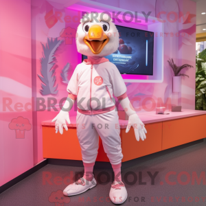 Pink Albatross mascot...
