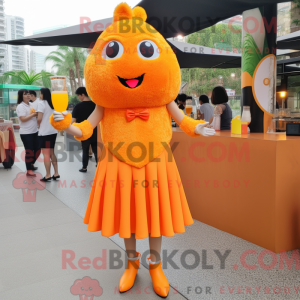 Orange Fried Rice maskot...