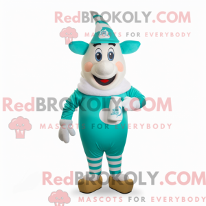 Postava maskota Teal Bottle...