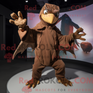 Brown Pterodactyl mascot...