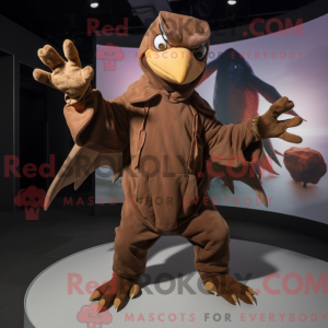 Brun Pterodactyl maskot...