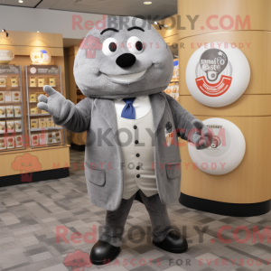 Postava maskota Grey Bagels...