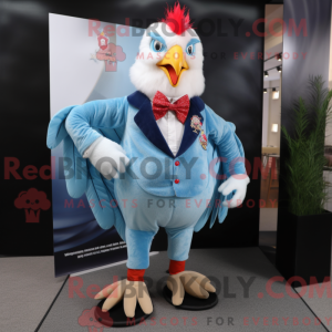 Sky Blue Roosters mascot...