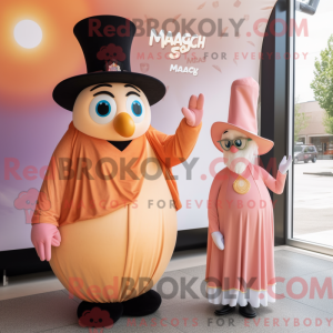 Peach Magician mascot...