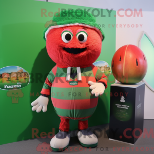 Watermelon mascot costume...