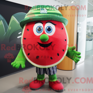 Watermelon mascot costume...