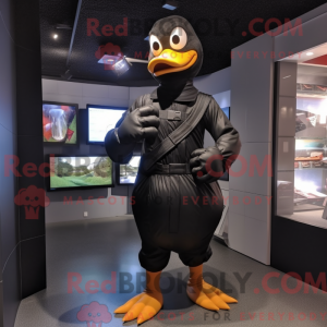 Black Duck maskot kostyme...