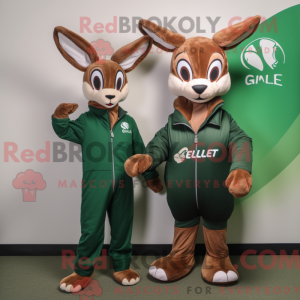 Forest Green Gazelle mascot...
