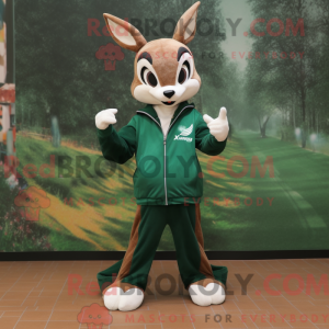 Forest Green Gazelle mascot...