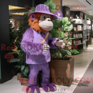 Lavender Orangutan mascot...