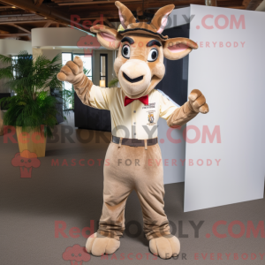 Postava maskota Tan Donkey...