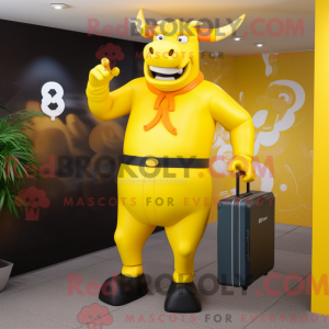 Figura de máscara de touro...