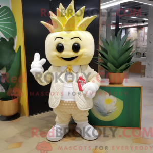 Cream Pineapple mascot...