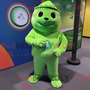 Lime Green Seal maskot...