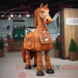 Postava maskota Rust Horse...