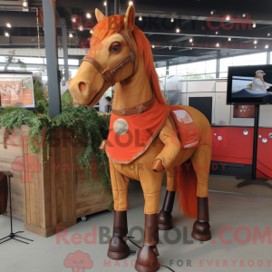 Postava maskota Rust Horse...