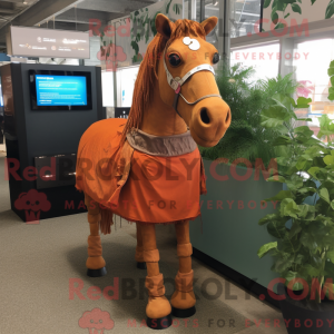 Postava maskota Rust Horse...