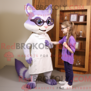 Lavendel Marten maskot...