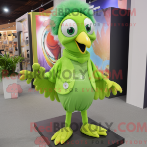 Máscara de pavão...